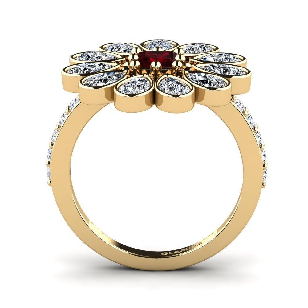 Garnet Ring Dueta