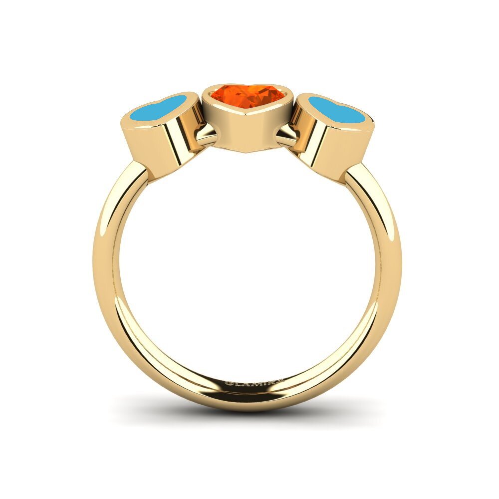 Fire Opal Ring Esskop