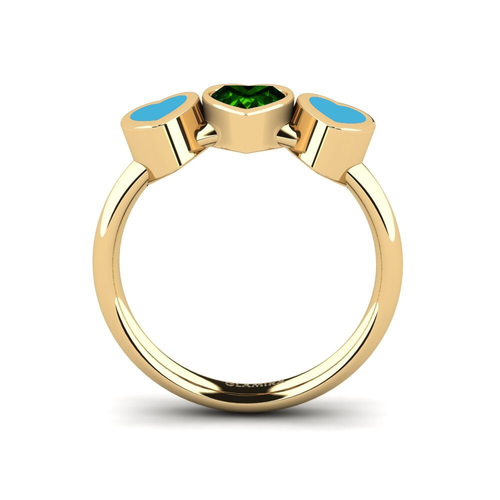 Green Tourmaline Ring Esskop