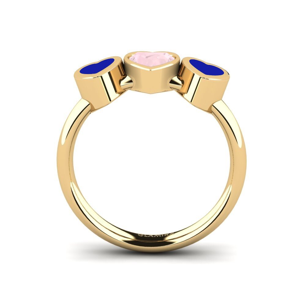 Rosenquarz Ring Esskop