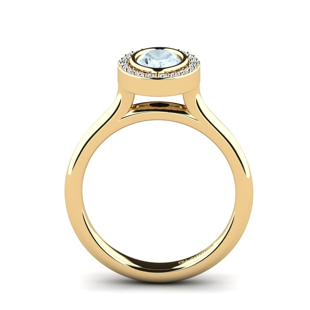 Aquamarine Engagement Ring Hement