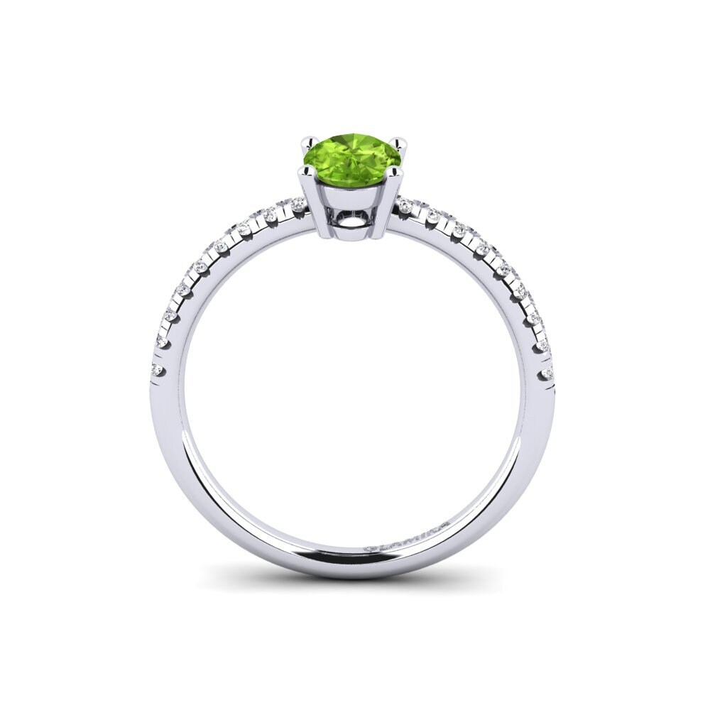 Peridot Engagement Ring Rokh