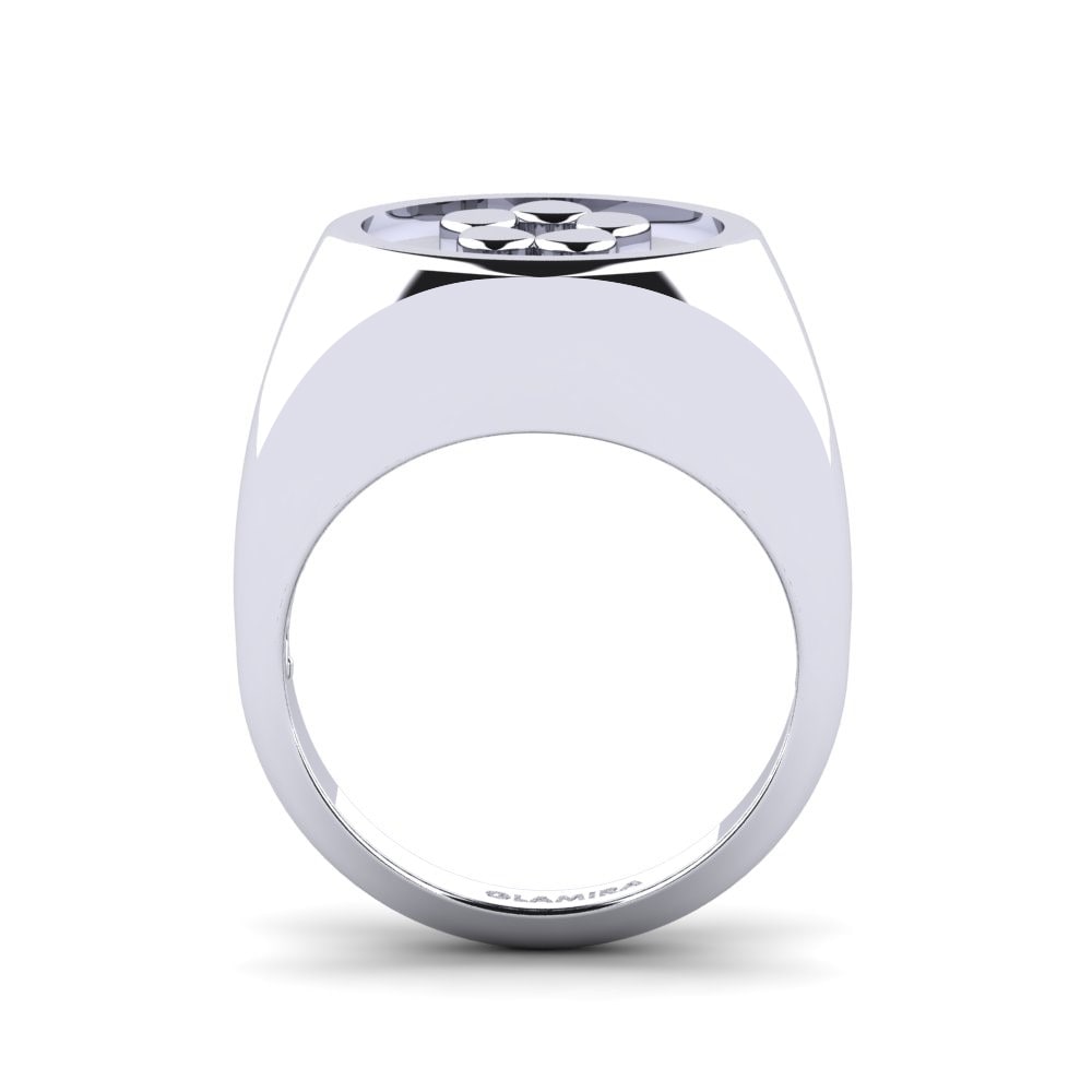 18k White Gold Pinky Ring Juvi