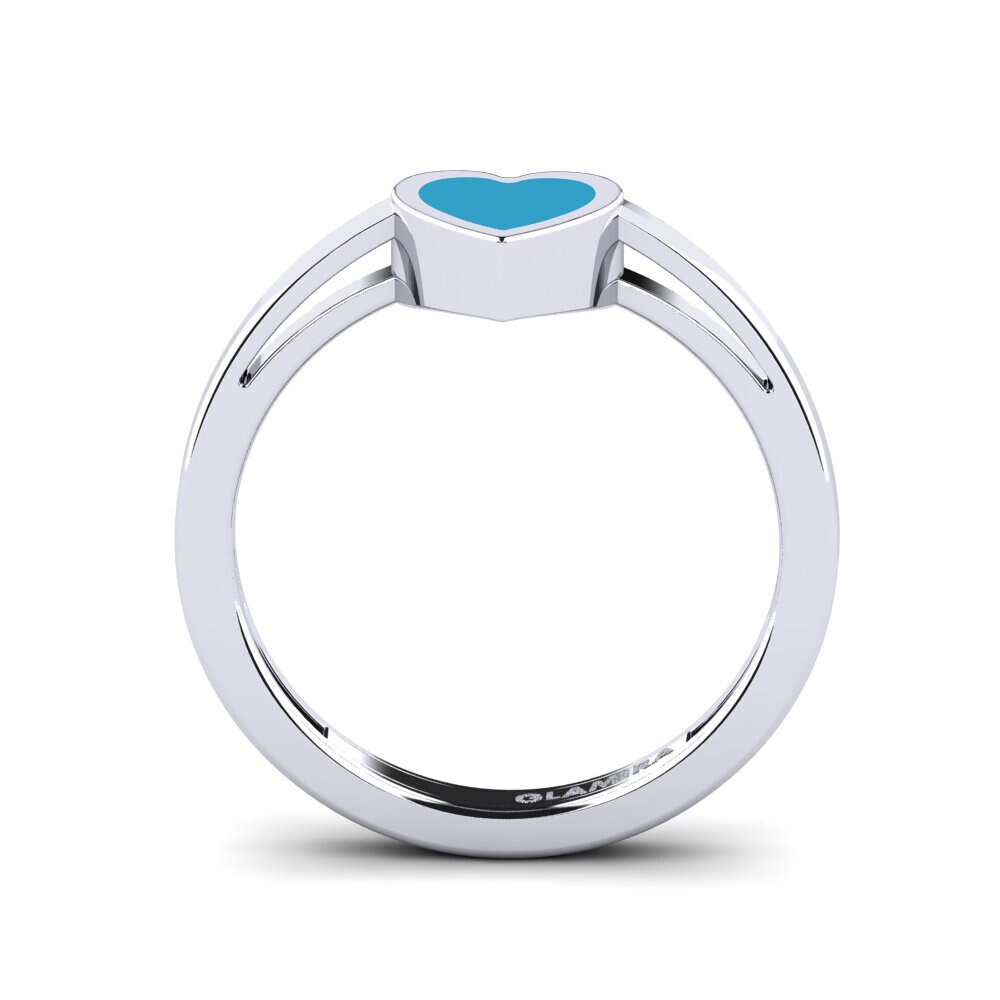 Weiß-Silber Pinker Ring Warih