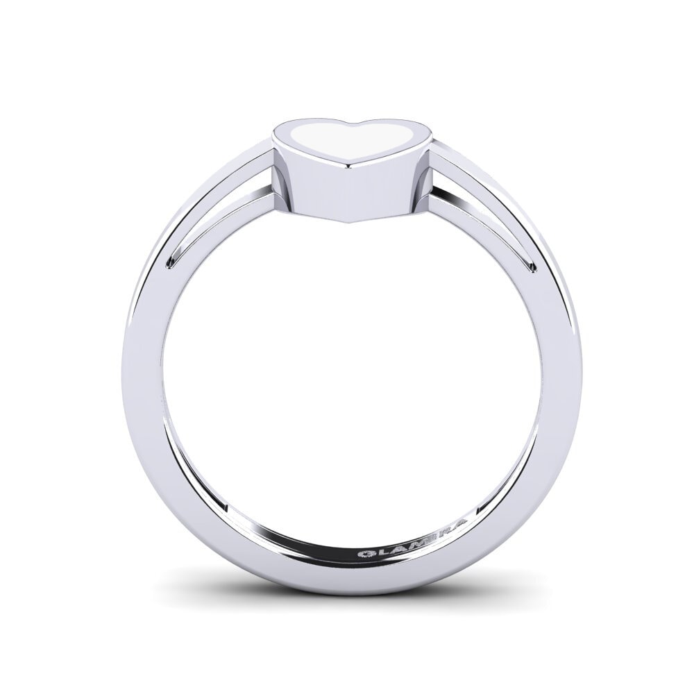 Weißgold 375 Pinker Ring Warih