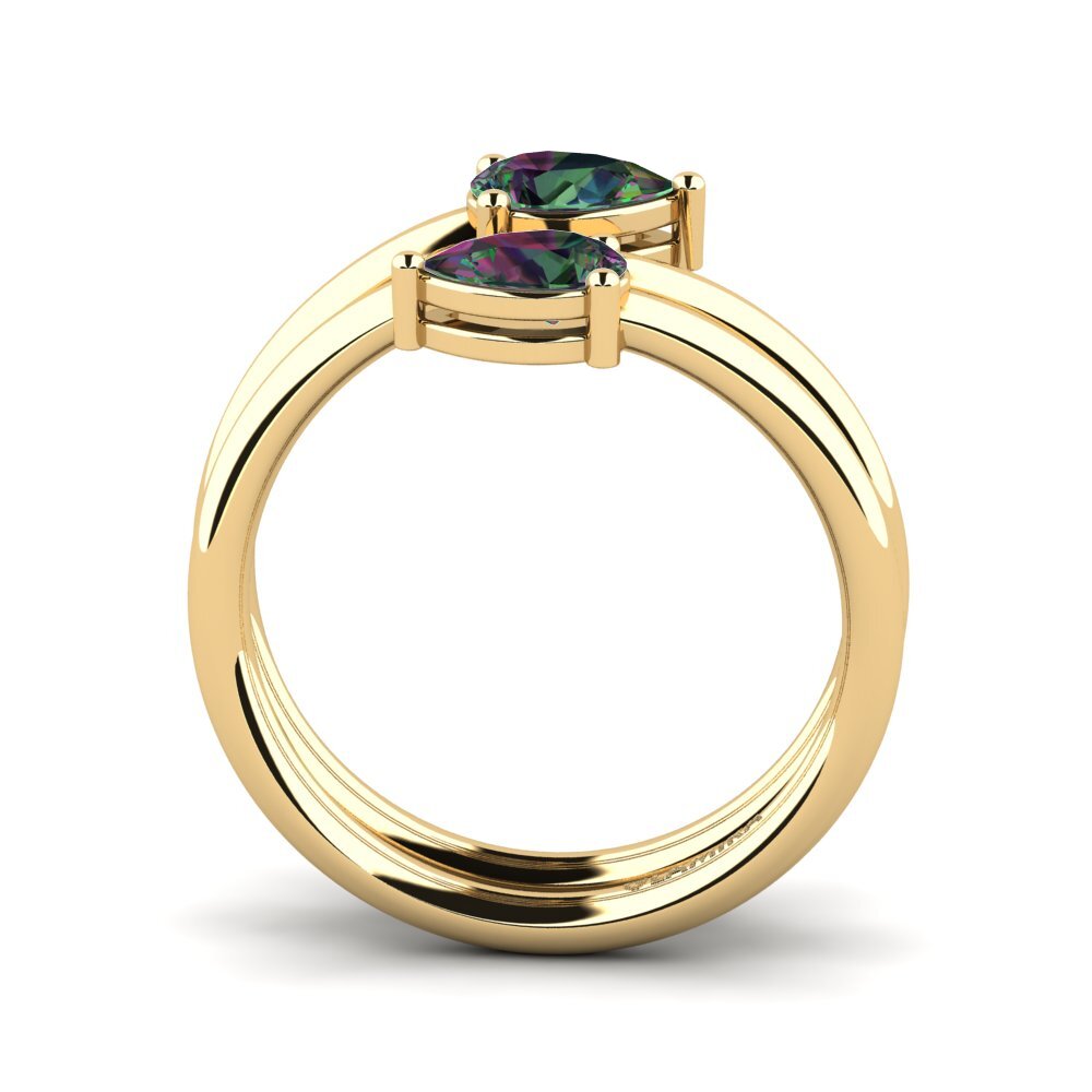 Topaze mystique Bague Omme