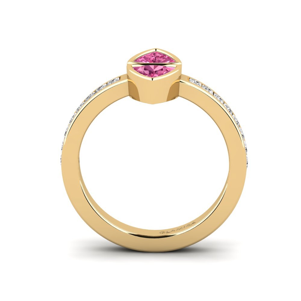 Turmalina rosa Anillo Onfundat