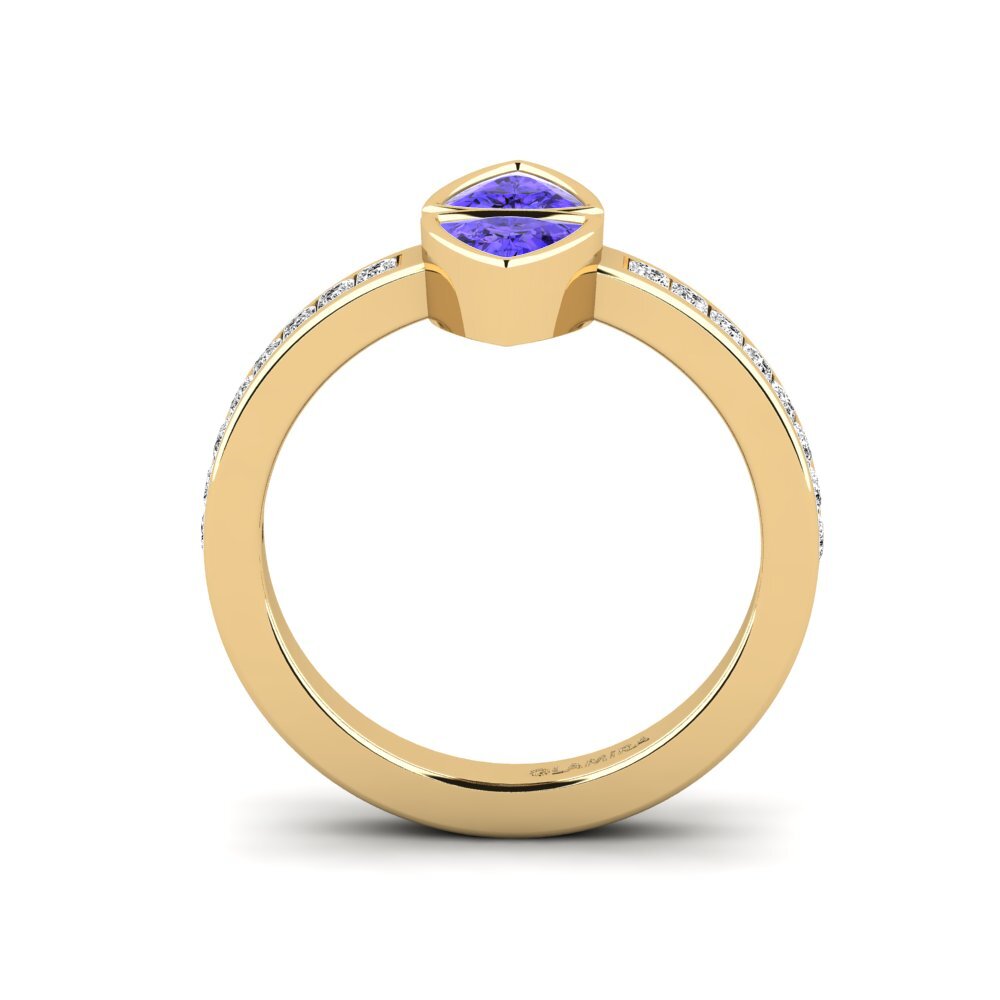 Tansanit Ring Onfundat