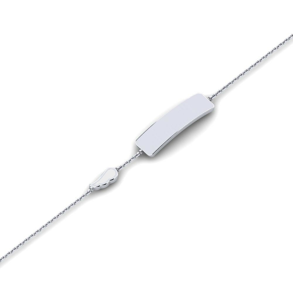 White Silver Kid's Bracelet Gwiazda