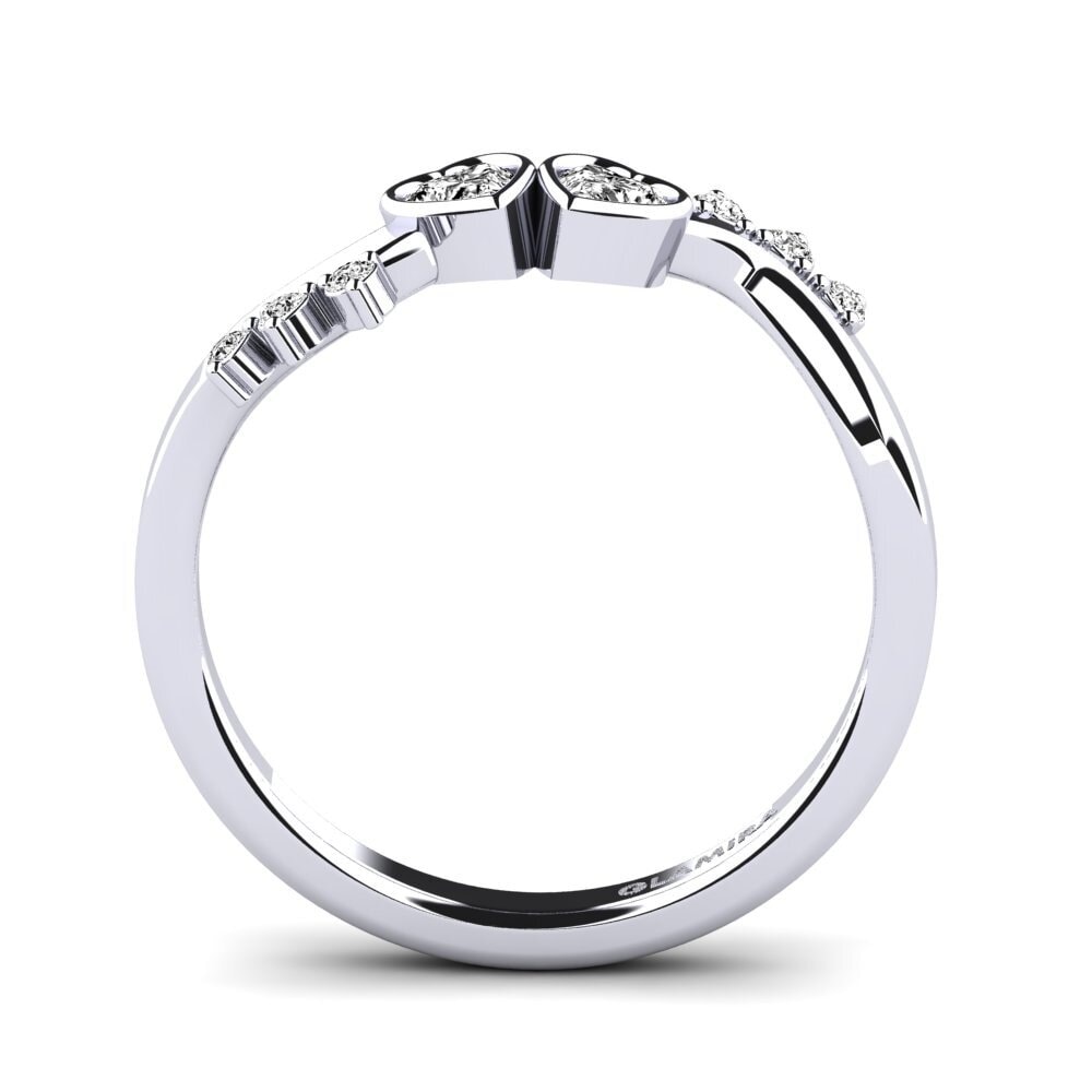Moissanita Anillo promesa mujer Marrifest