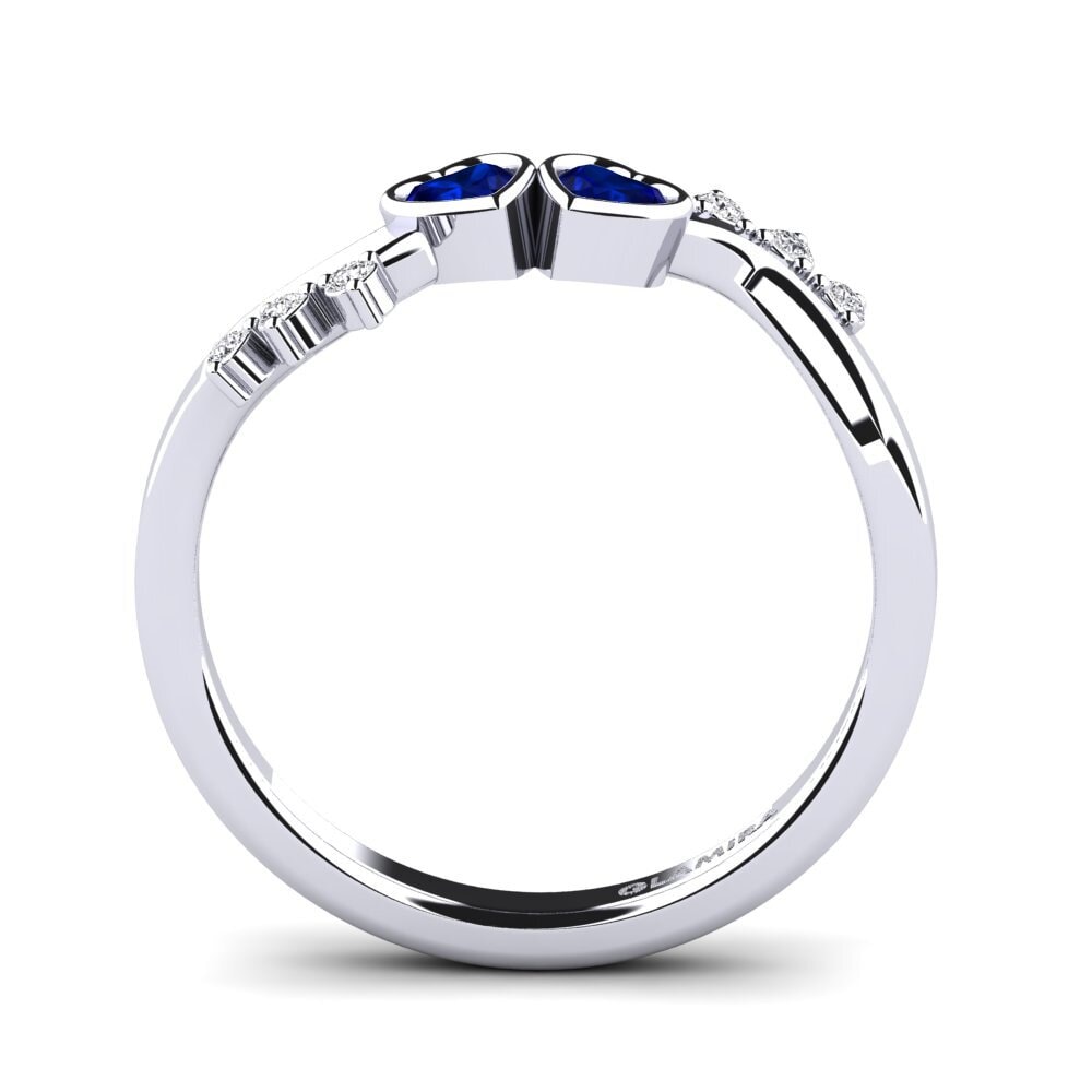 Heart Sapphire Women's Promise Ring Marrifest