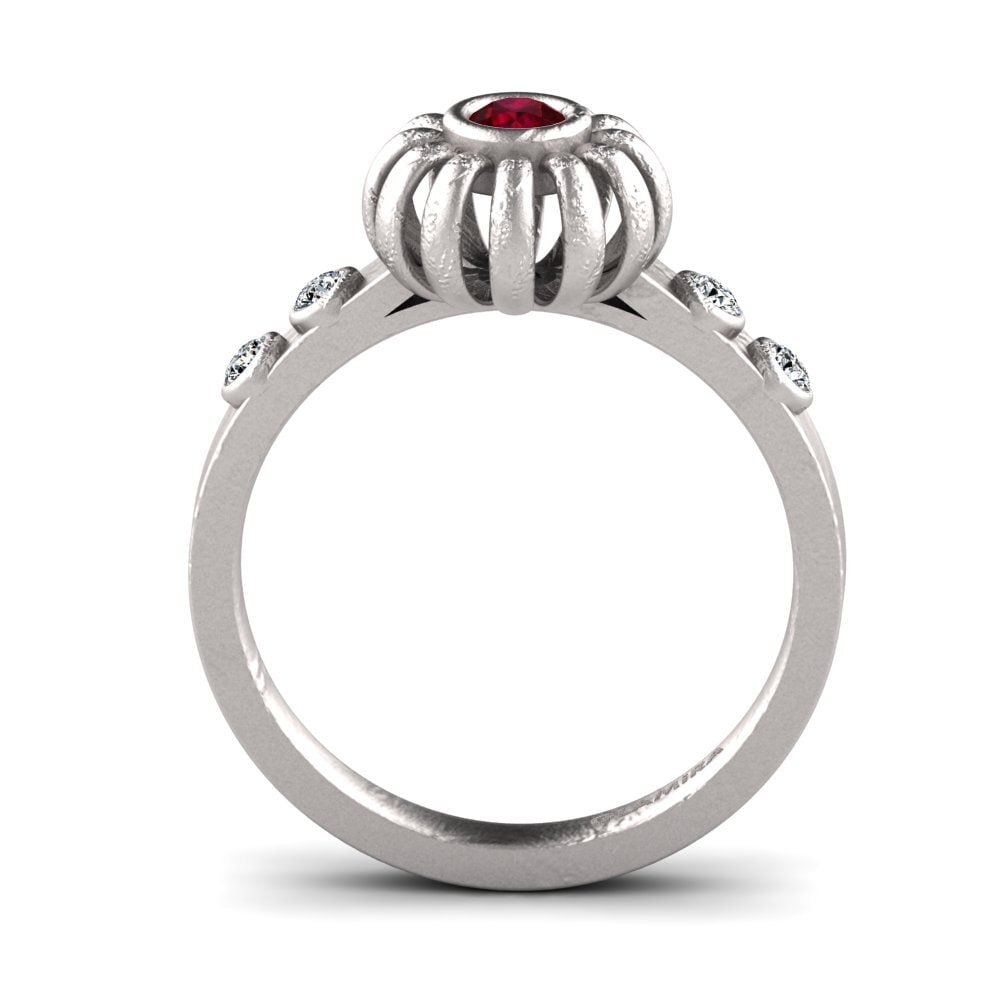 Rubí Anillo promesa mujer Mima