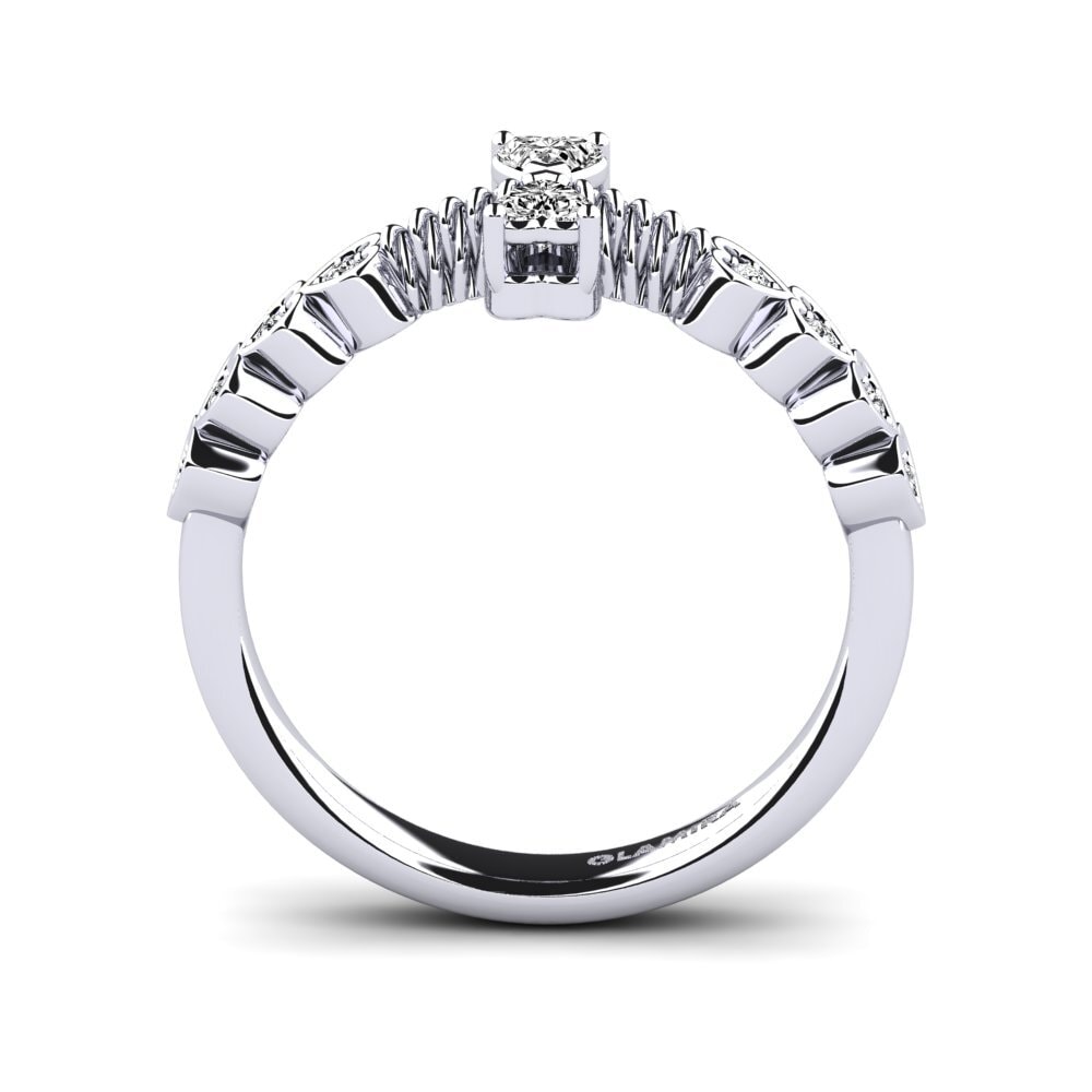 Moissanita Anillo promesa mujer Nodeles