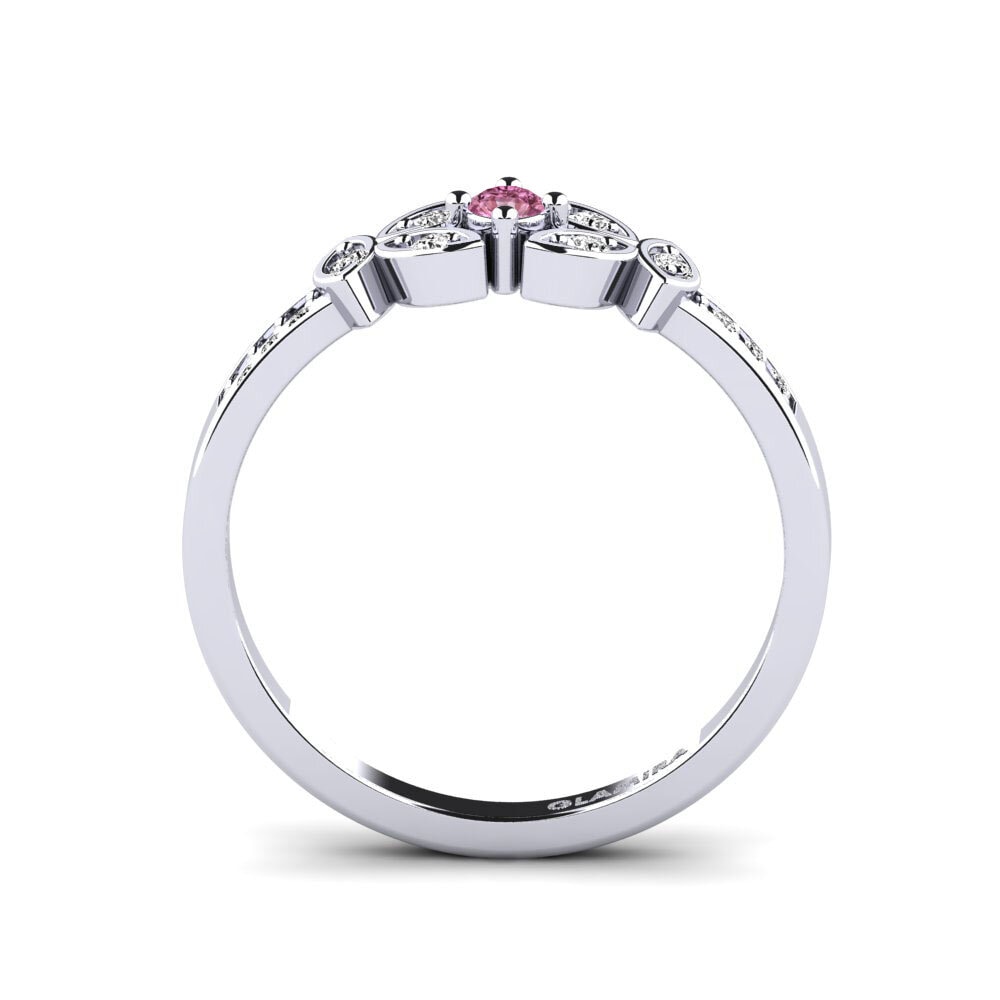 Rhodolite Garnet Women's Promise Ring Oxpen