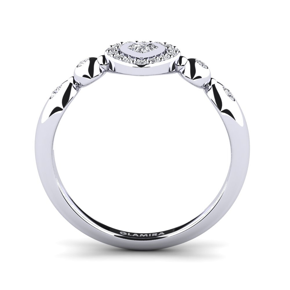 Lab Grown Diamond Women's Promise Ring Pavina