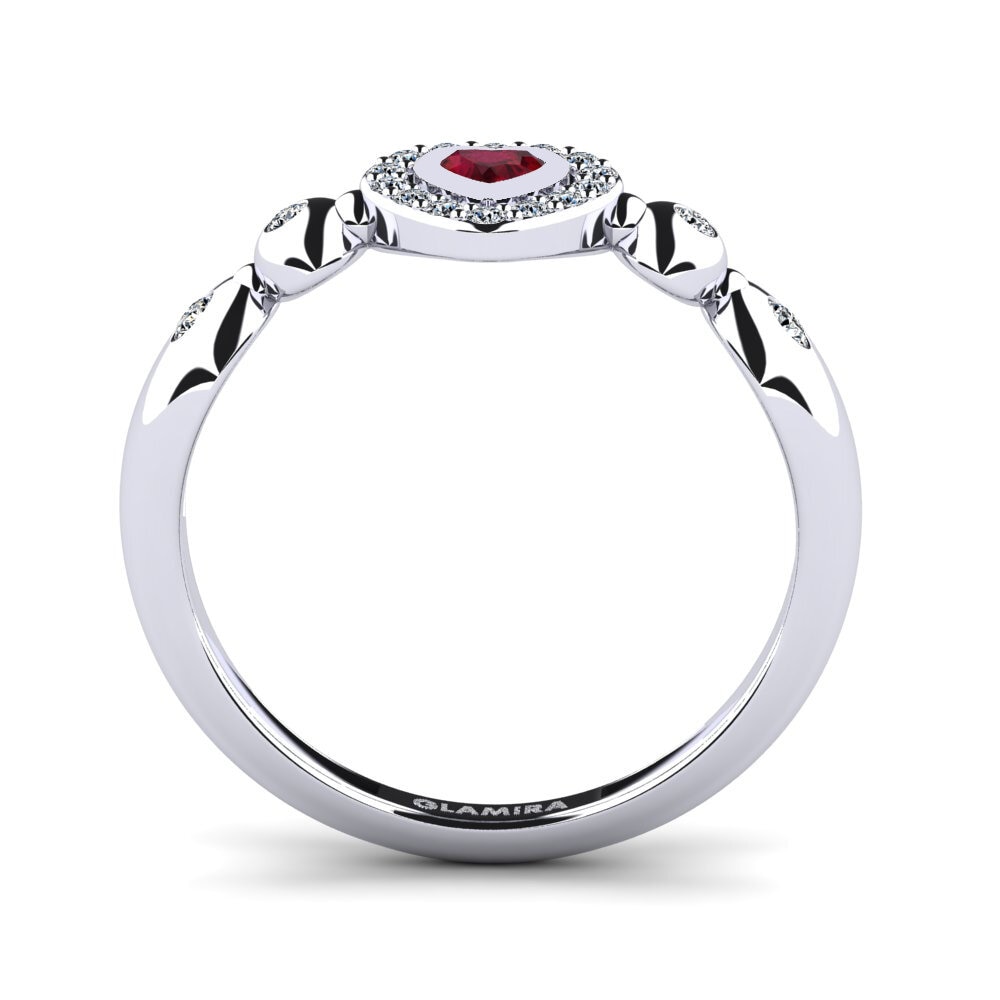 Rubí Anillo promesa mujer Pavina
