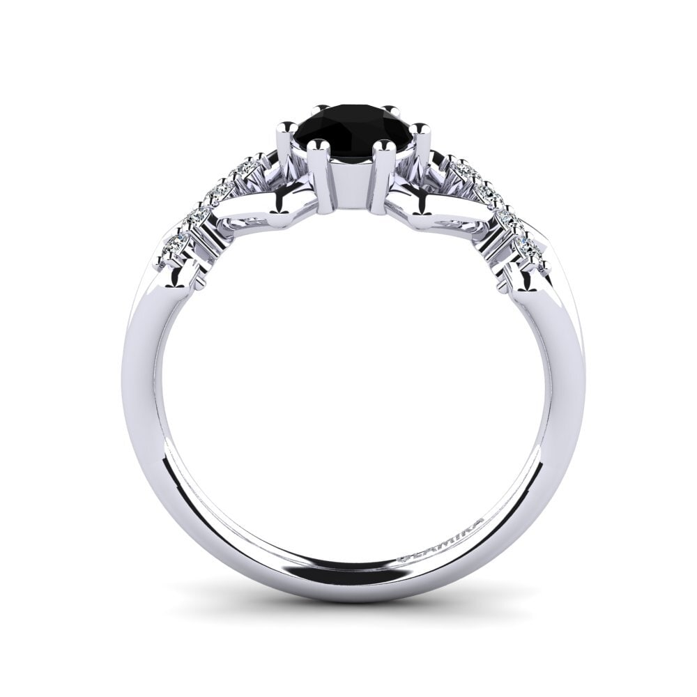 Black Onyx Women's Promise Ring Rigea