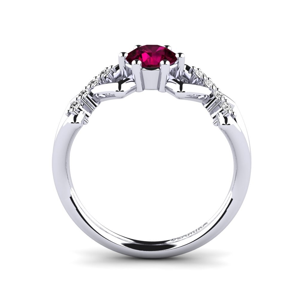 Rhodolite Garnet Women's Promise Ring Rigea