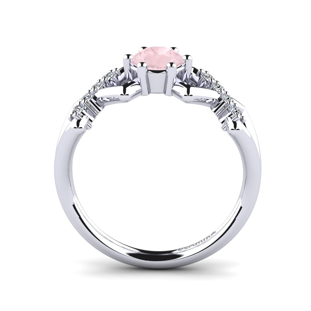 Rose Quartz Women's Promise Ring Rigea