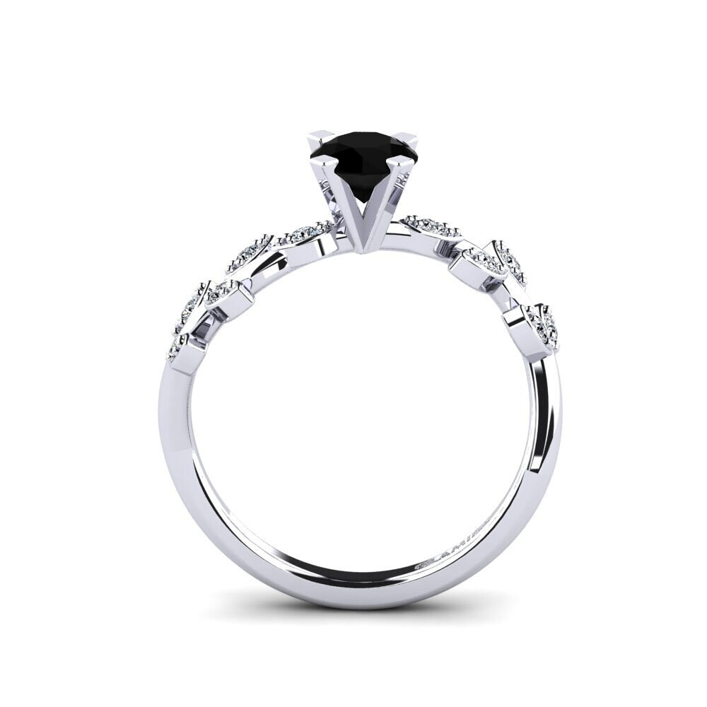 Black Onyx Women's Promise Ring Snep