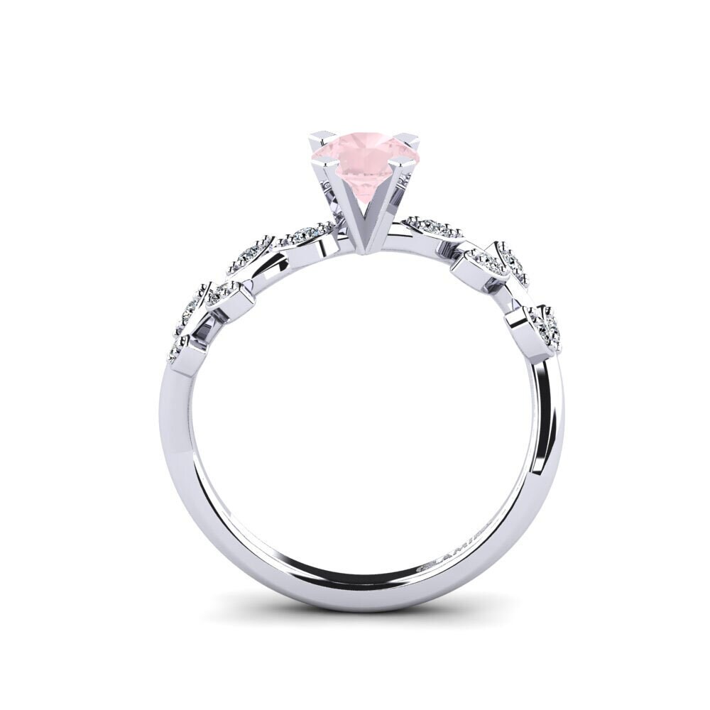 Rose Quartz Women's Promise Ring Snep