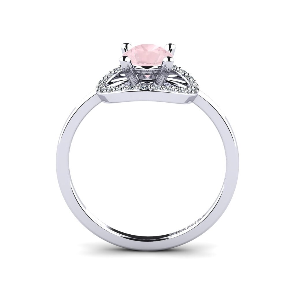 Rose Quartz Women's Promise Ring Swangy