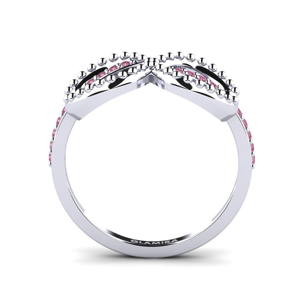 Rhodolite Garnet Women's Promise Ring Tilf