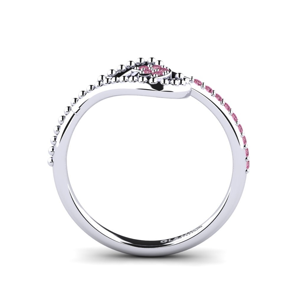 Rhodolite Garnet Women's Promise Ring Unlit