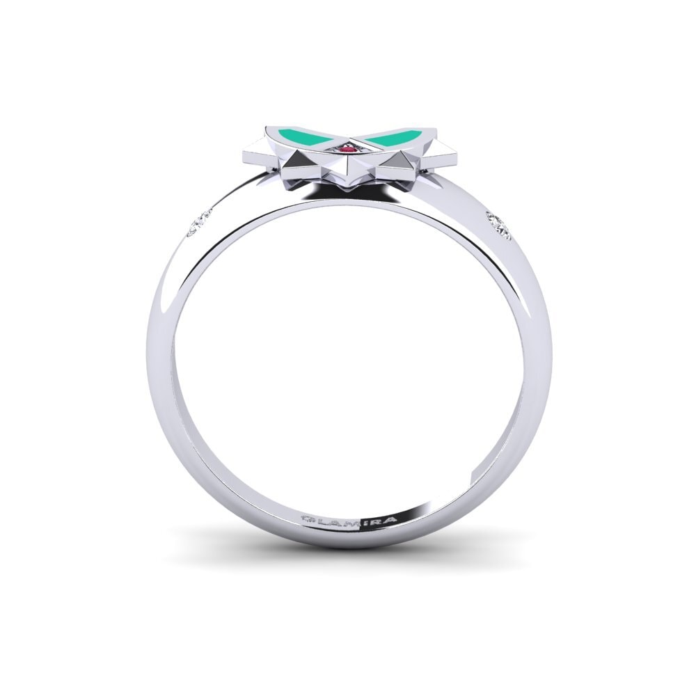 950 Platin Ring Gailurra