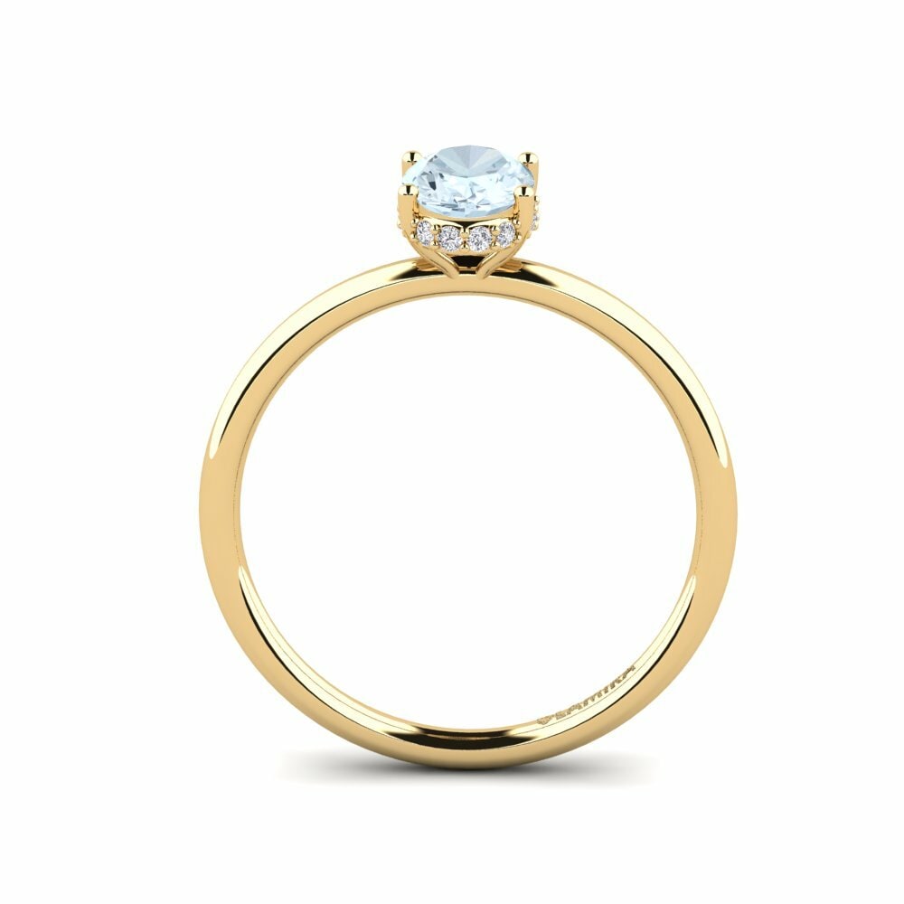 Aquamarine Engagement Ring Ayoova