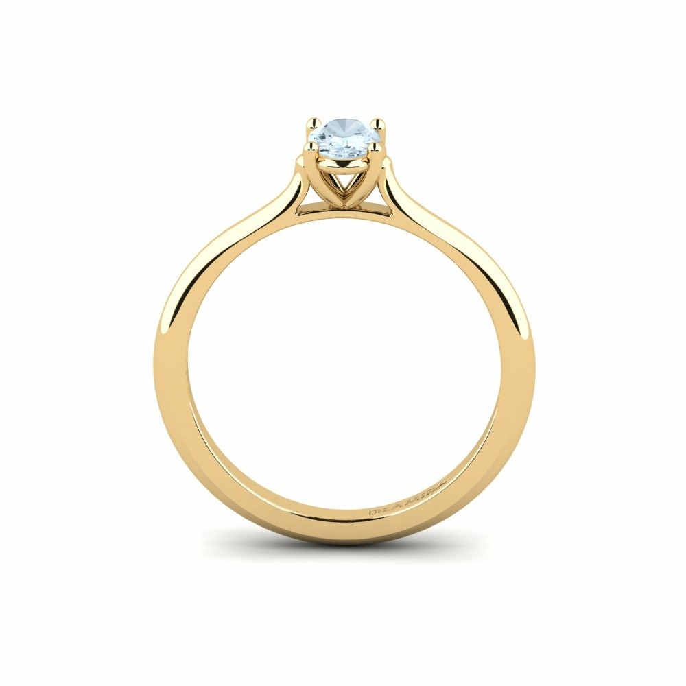 Aquamarine Engagement Ring Liogo