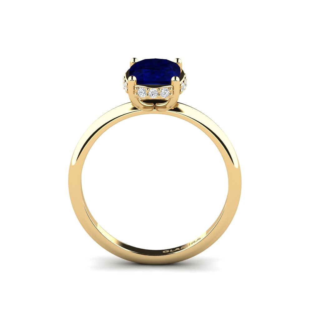 Sapphire Engagement Ring Oeiven