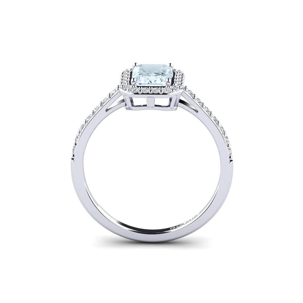 Aquamarine Engagement Ring Pastolisa