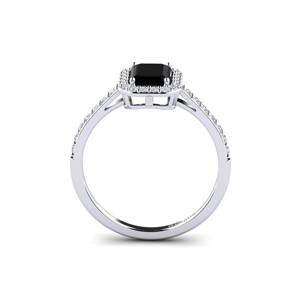 Black Onyx Engagement Ring Pastolisa