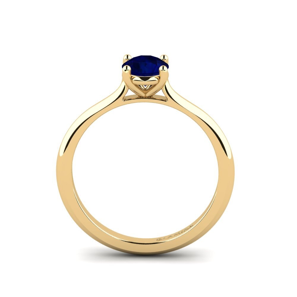 Zafiro Anillo de compromiso Pavon