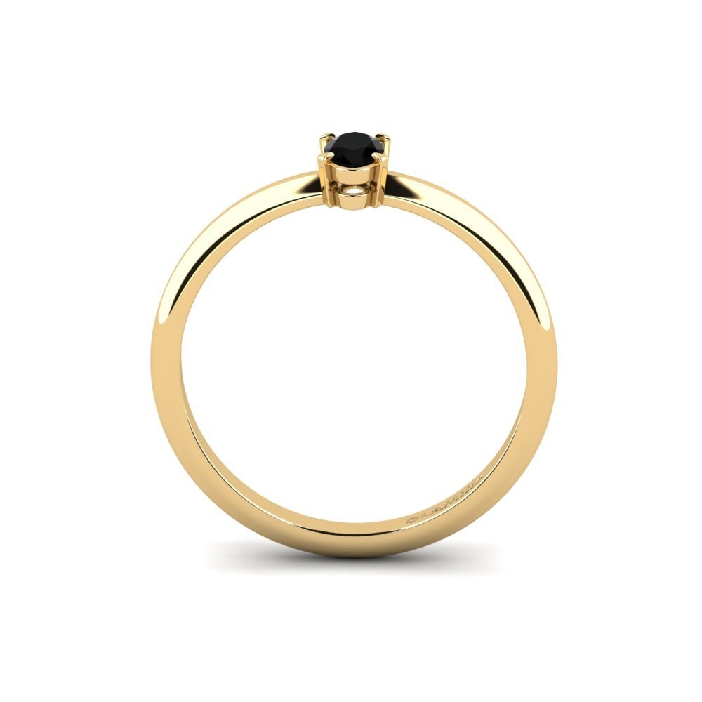 Black Onyx Engagement Ring Staay