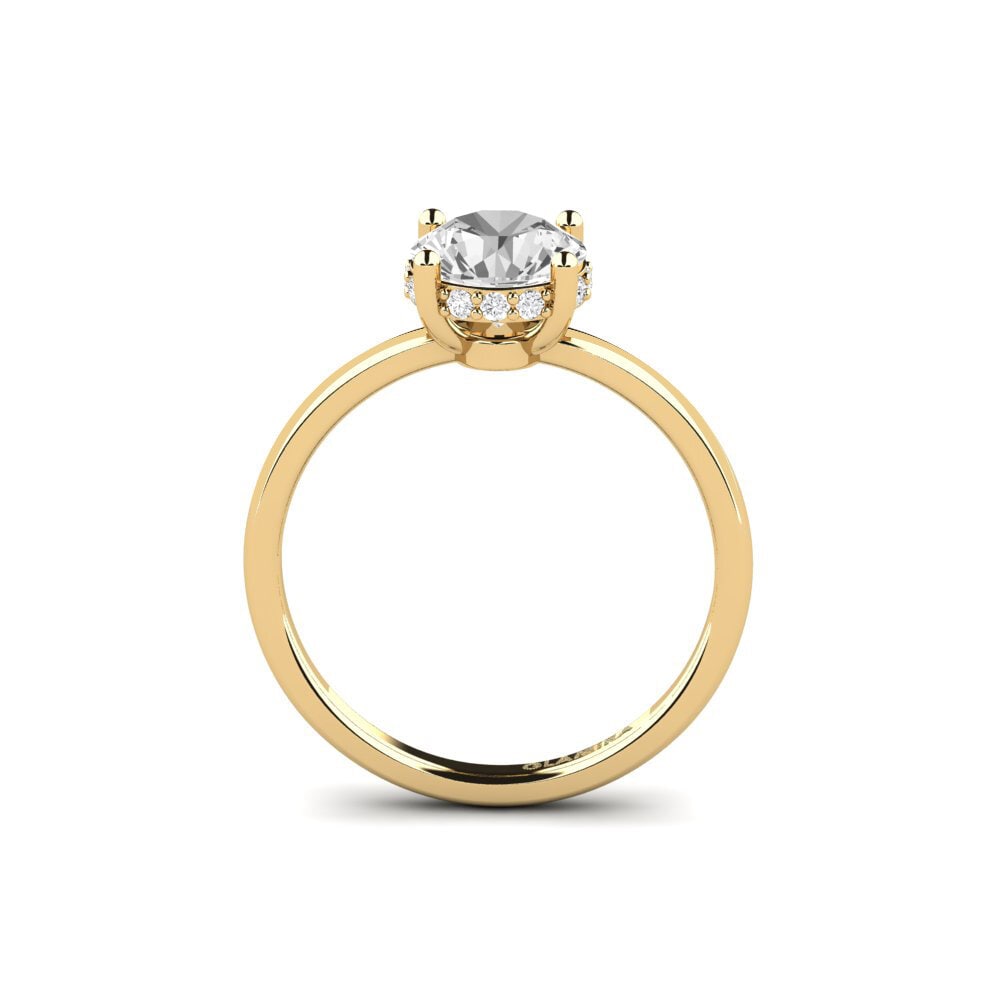 White sapphire Engagement Ring Vennis