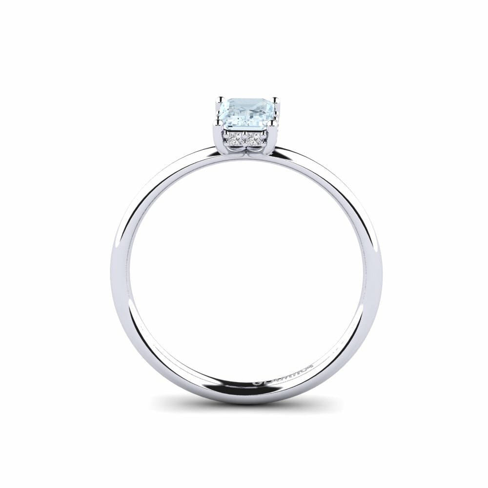 Aquamarine Engagement Ring Wulden