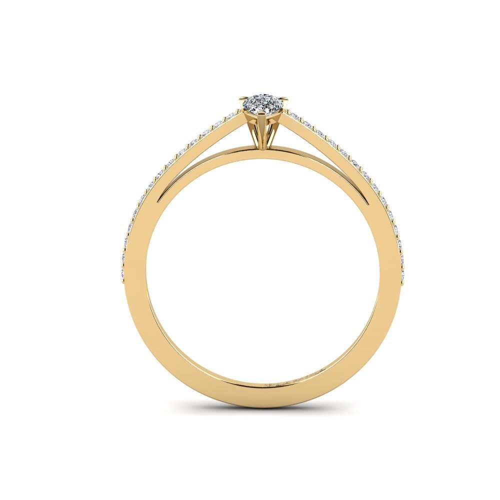 Zirconia Engagement Ring Zaney