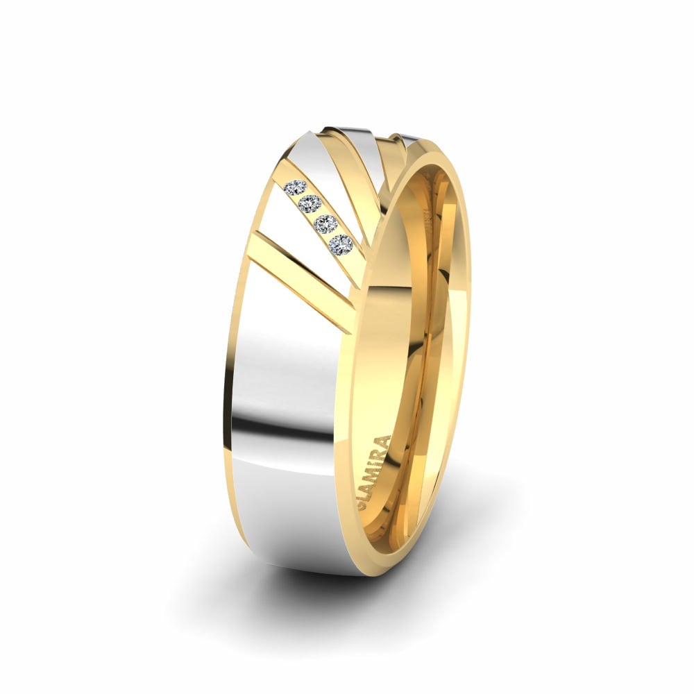 Memoire Ženski vjenčani prsten Glamorous Happiness 6 mm