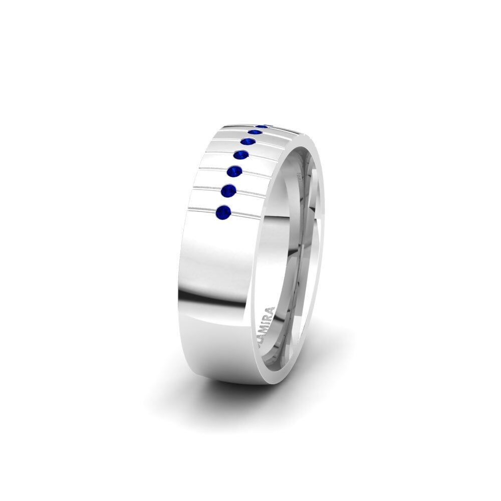 Sapphire Women's Wedding Ring Winsome Charm 6 mm