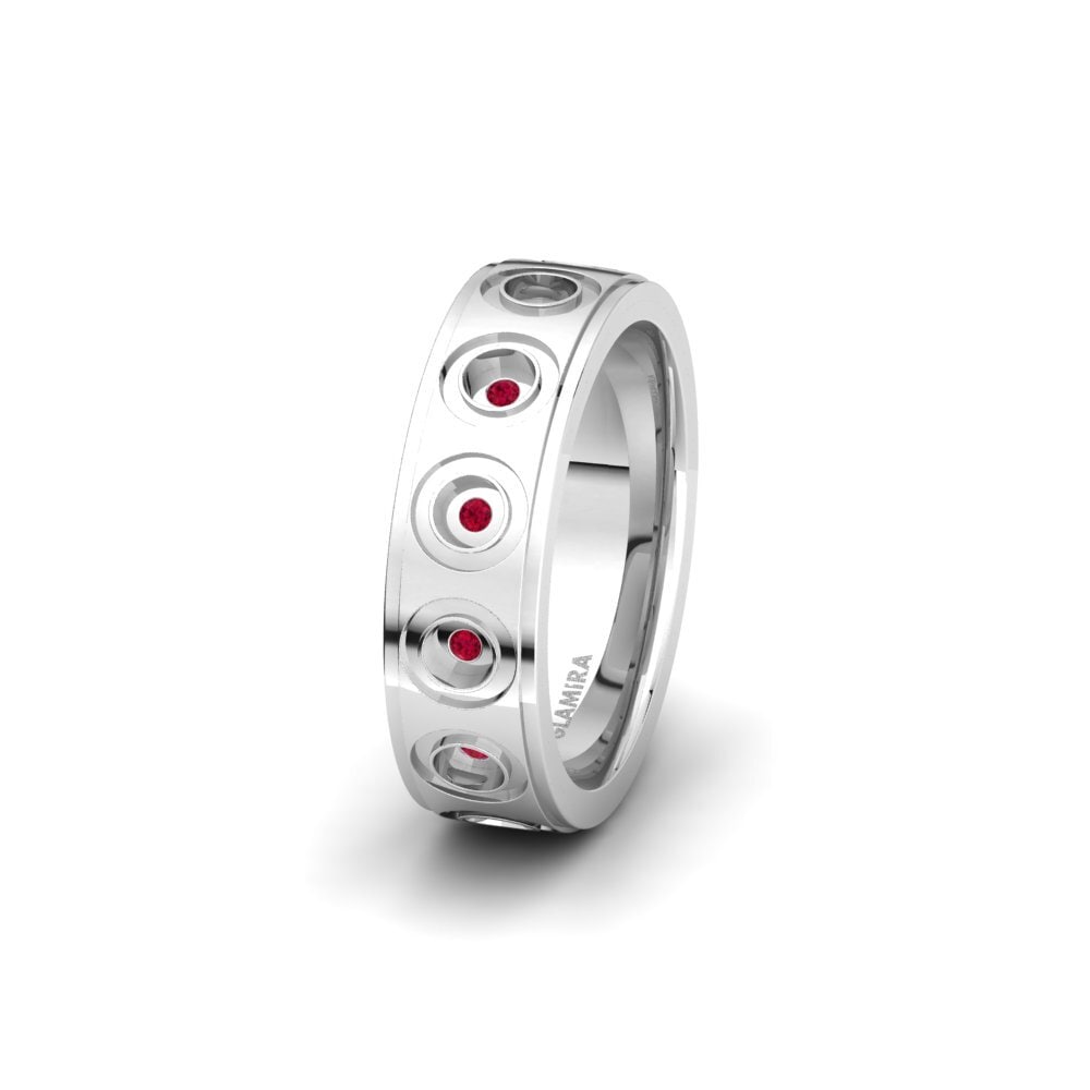 Ruby Women's Wedding Ring Spectacular Moment 6 mm