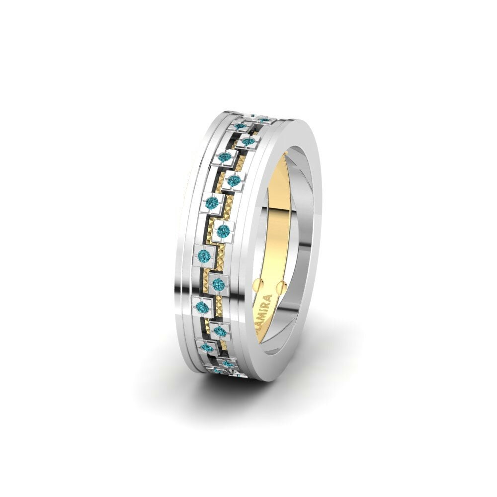 Diamant Bleu Alliance pour femme Spectacular Tender 6 mm