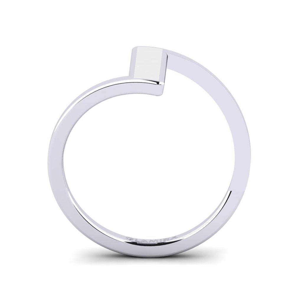Weißgold 375 Pinker Ring Aton
