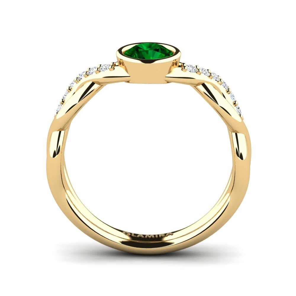 Green Zirconia Pinky Ring Baromenat