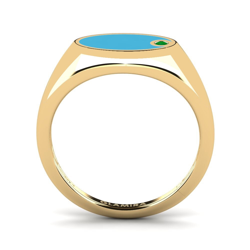 Emerald Pinky Ring Clysi