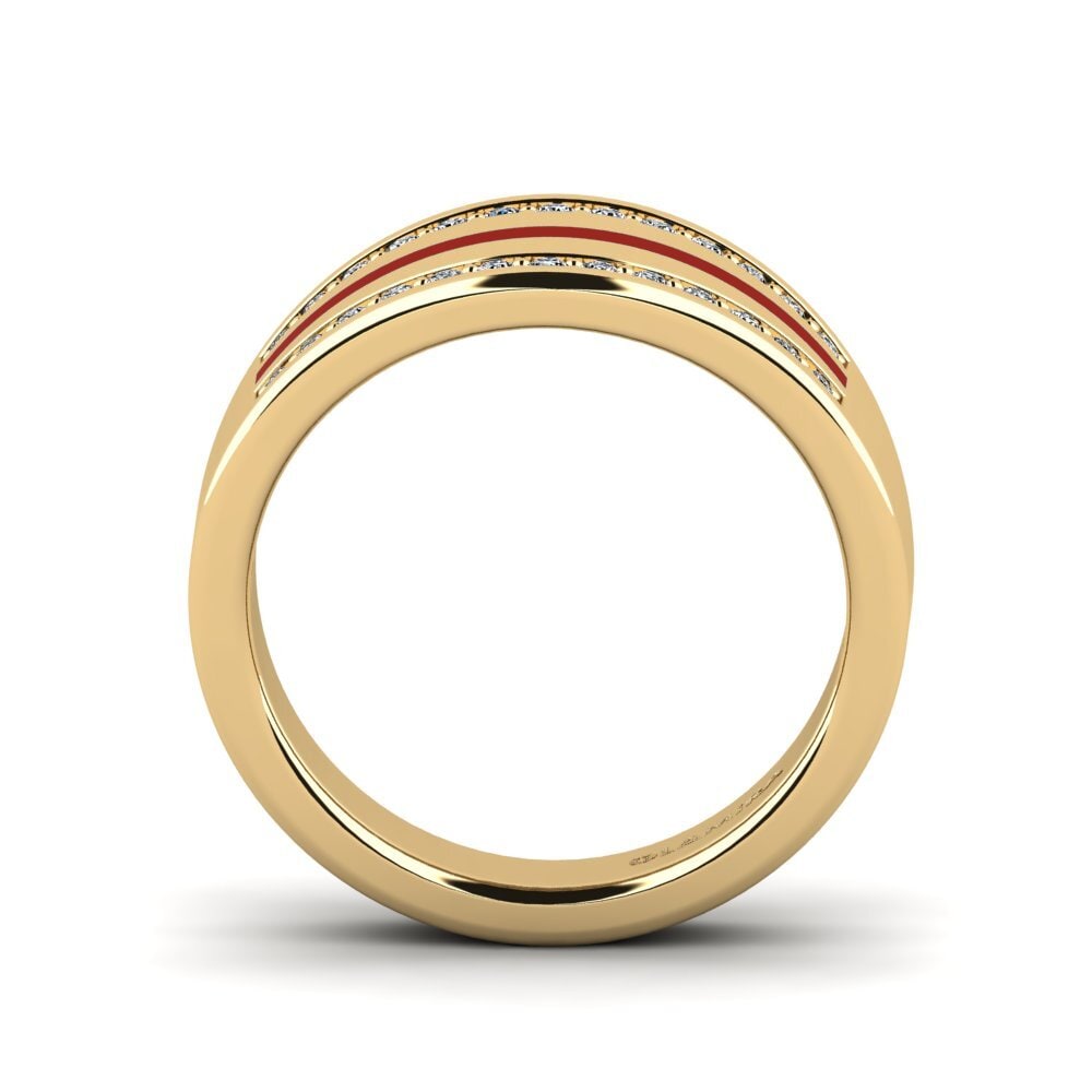 Gelbgold 585 Pinker Ring Loadan