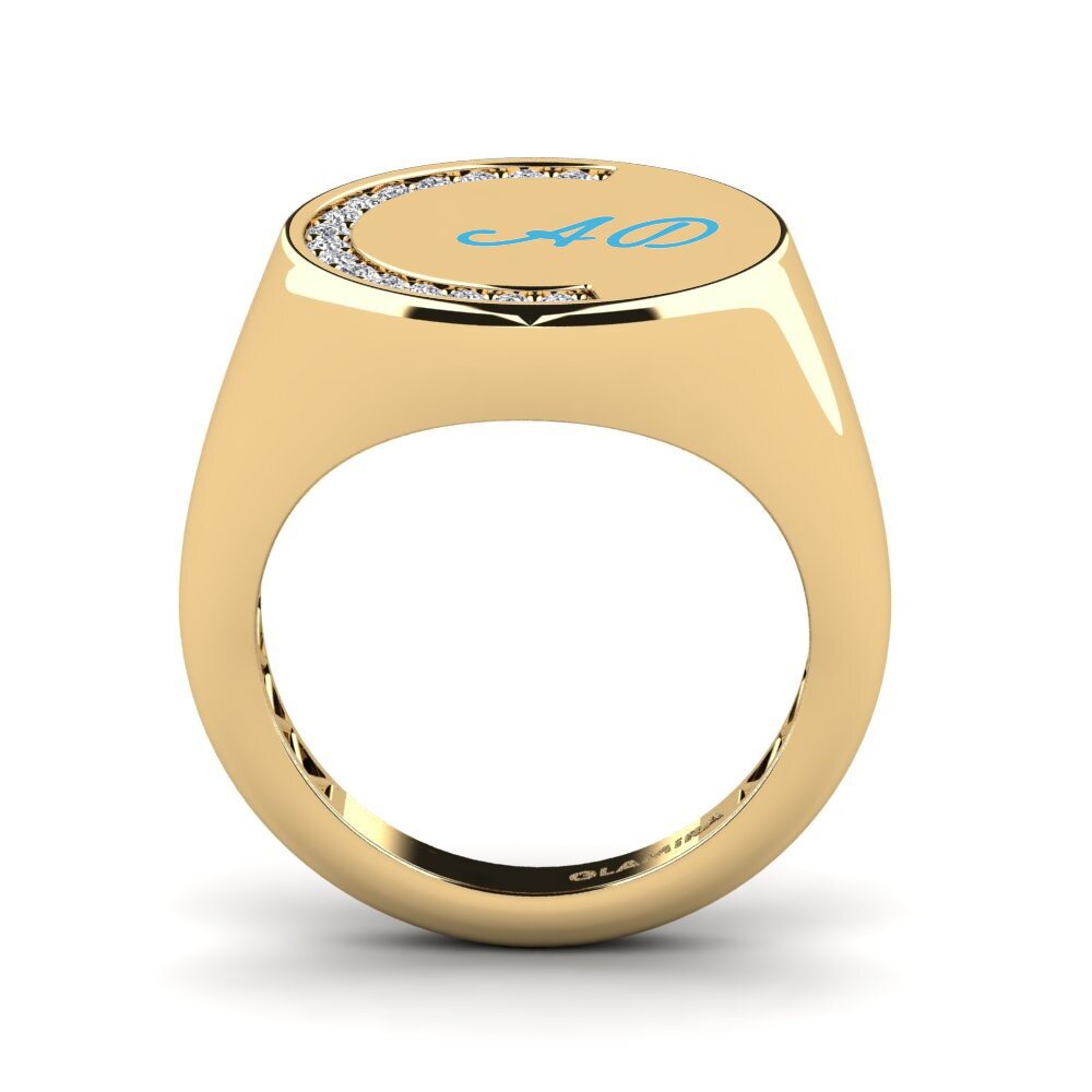 Diamant Pinker Ring Orom