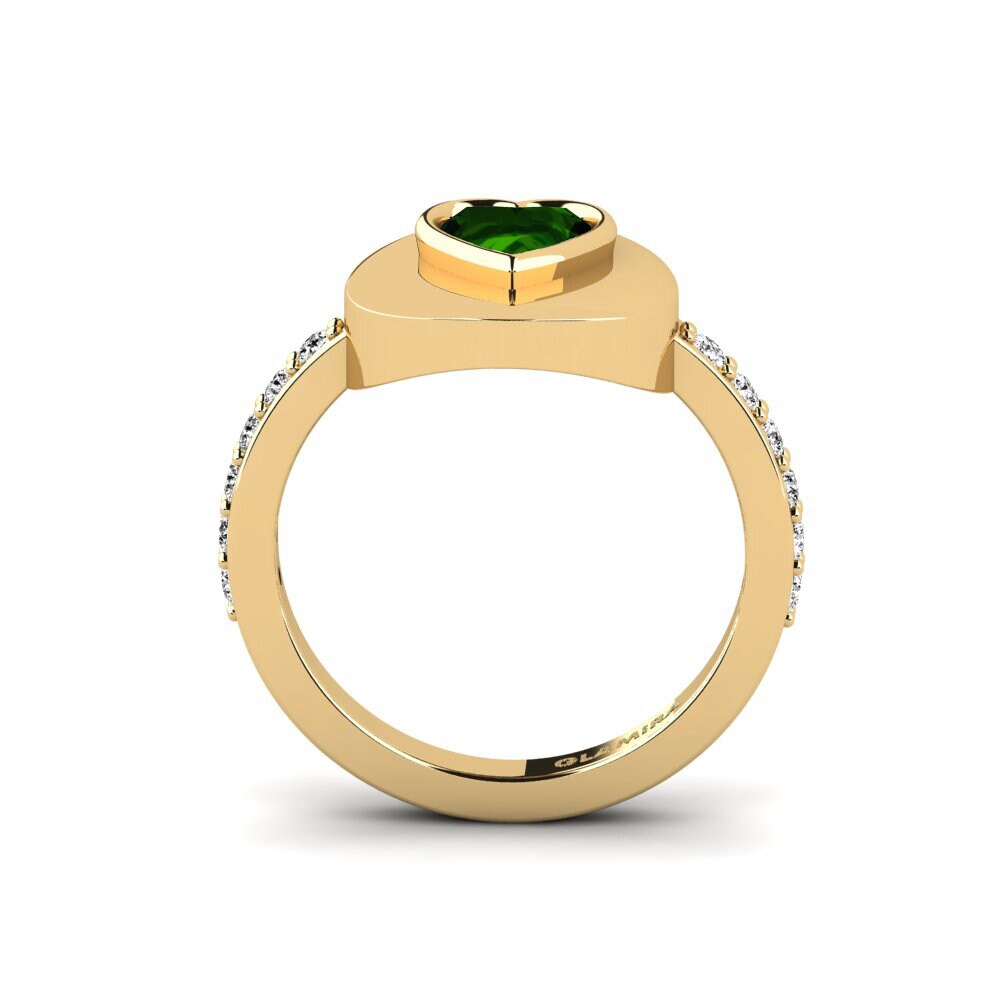 Grüner Turmalin Pinker Ring Trakel