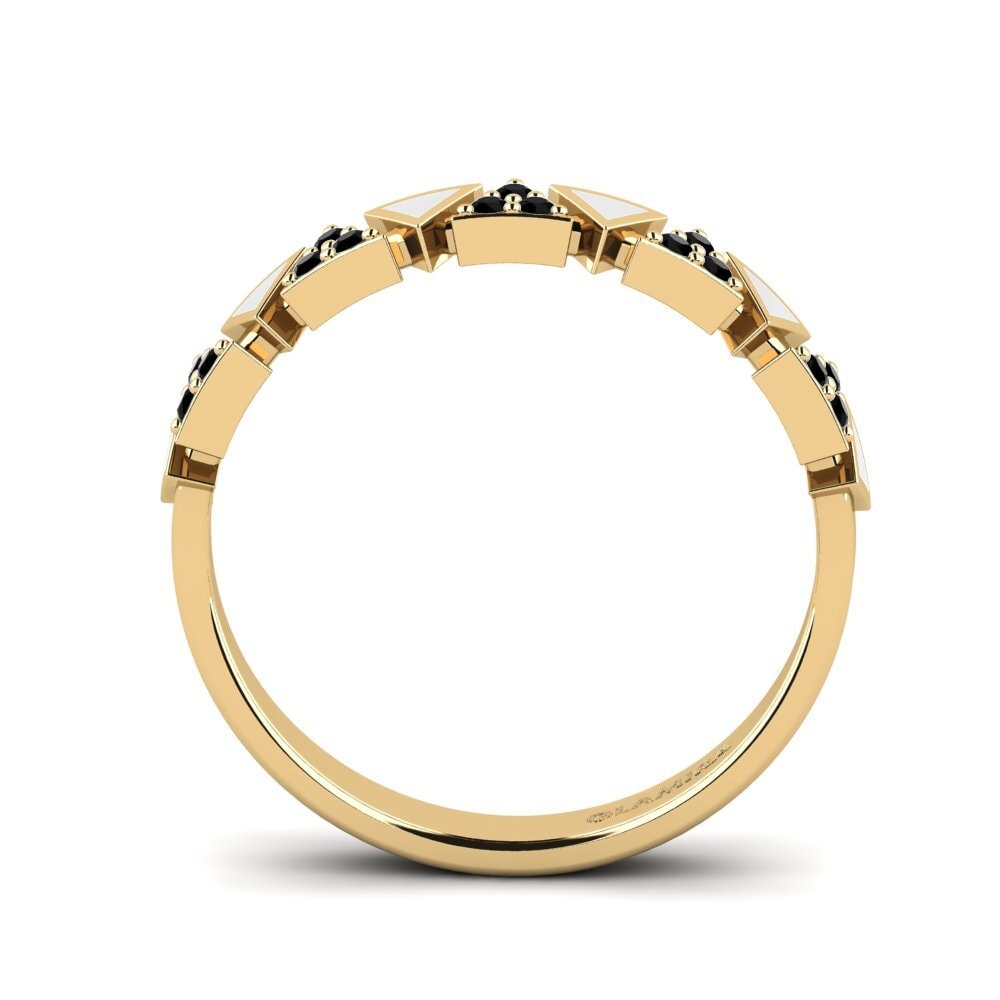 Schwarzer Onyx Ring Adgine